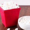 5 Core Silicone Popcorn Maker Bowl • Microwave BPA Free and Dishwasher Safe Hot Air Kernel Popper - POP BWL R